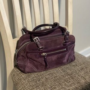 Plum Coach Satchel